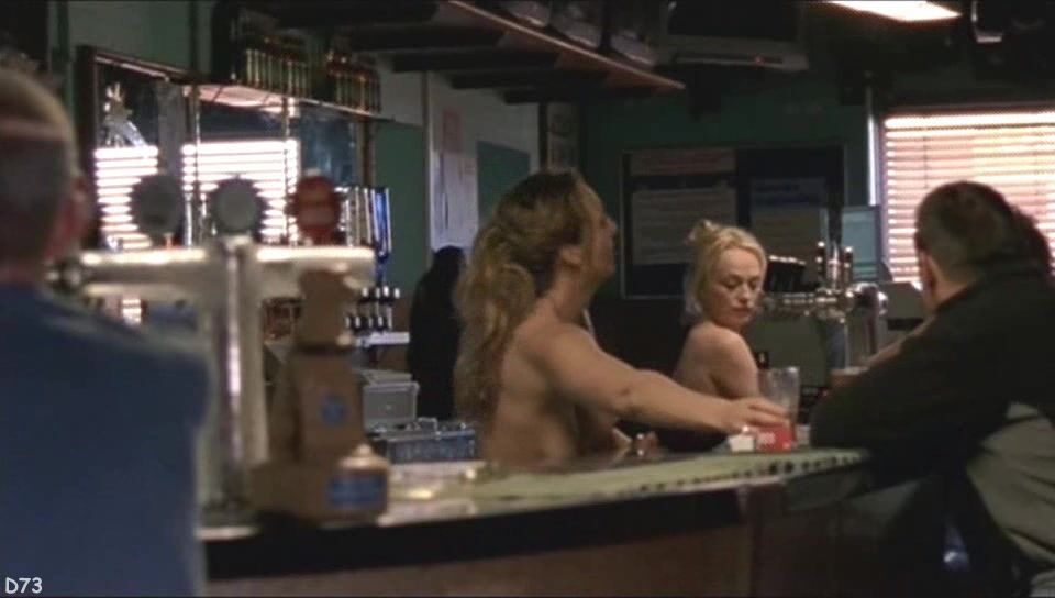 Susie Porter, Victoria Thaine and Unknown Nude behind a counter and in bed in Caterpillar Wish!