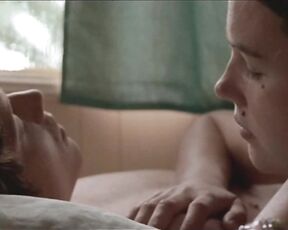 Susie Porter, Victoria Thaine and Unknown Nude behind a counter and in bed in Caterpillar Wish!