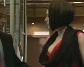 showing Cleavage on Hollyoaks!