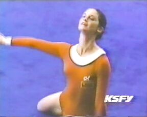 doing gymnastics from The Golden Moment: An Olympic Love Story!