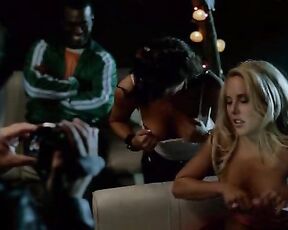 Mercedes McNab and Joleigh Fioreavanti Naked and kissing in Hatchet!