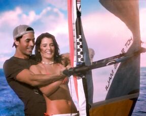 in a Bikini surfing on How I Met Your Mother!