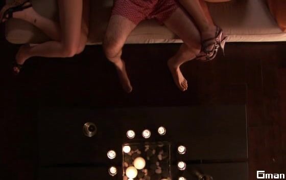 Rachel Miner and Pamela Adlon in Bra and Panties fondling each other on Californication:s01e07!