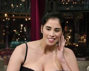 in hot dress on the Late Show!