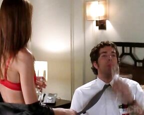 Yvonne Strahovksi and Mini Anden Upskirts and in Underwear on Chuck: s01e04!