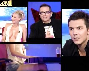 Exposing Nip and Great Cleavage on a TV show!