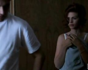 Topless from the side on Mad Men S01E12!