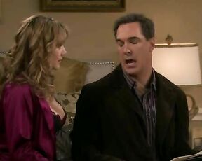 Cleavage on Rules Of Engagement s02e05!