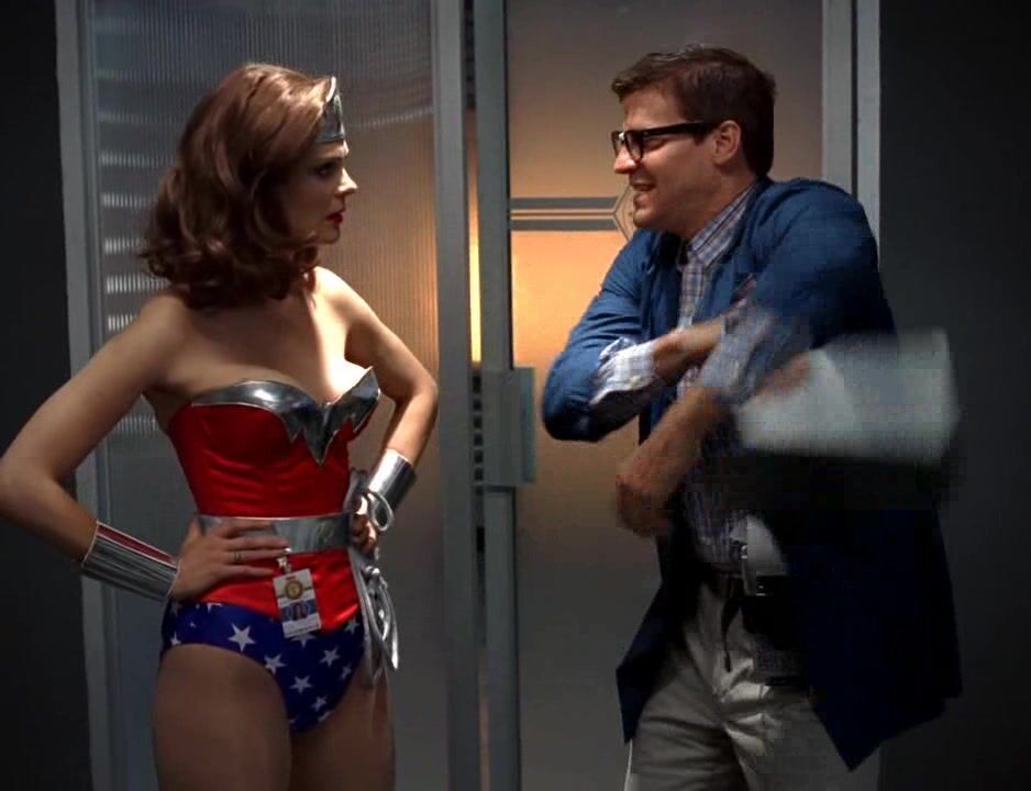 as Wonder Woman on Bones s3e5!