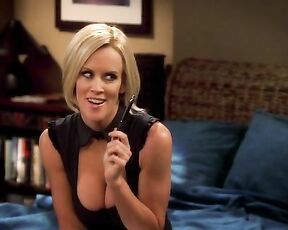 MASSIVE Cleavage on Two and a Half Men!