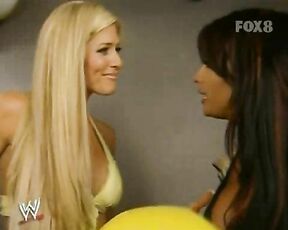 Torrie Wilson and Victoria Catfight Bikini on WWE Smackdown!