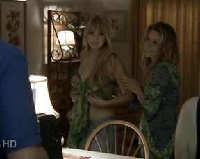 Cleavage and belly on Friday Night Lights S2e6!