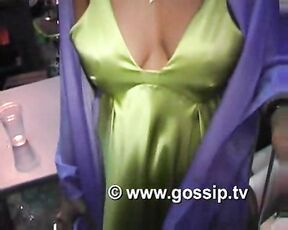 , model and Big Brother star, impressive Cleavage!