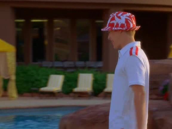 in Red Baywatch Style Bathing Suit in High School Musical 2!