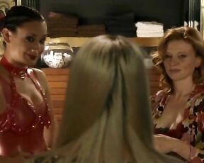 Alison Whyte, Peta Sergeant and Bojana Novakovic in a Orgy on Satisfaction ep.7!