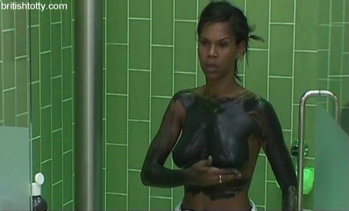 Charley of Big Brother UK 8 in Body Paint!