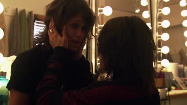 Katherine Moennig, Angela Gots and Clementine Ford Naked and making out from the  L Word S05E08!