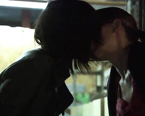 Katherine Moennig, Angela Gots and Clementine Ford Naked and making out from the  L Word S05E08!