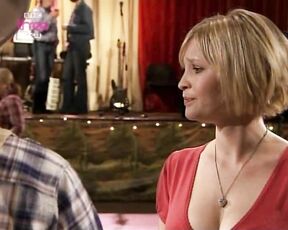 in red dress on Gavin and Stacey!