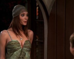 in Bikini and miniskirt on Two and a Half Men!