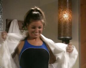 in Swimsuit on Rules of Engagement S2e10!