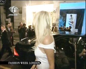 London Fashion Week Boob Slip!