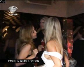 London Fashion Week Boob Slip!