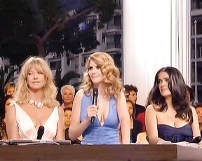 Cleavage at cannes 2008 on french tv!