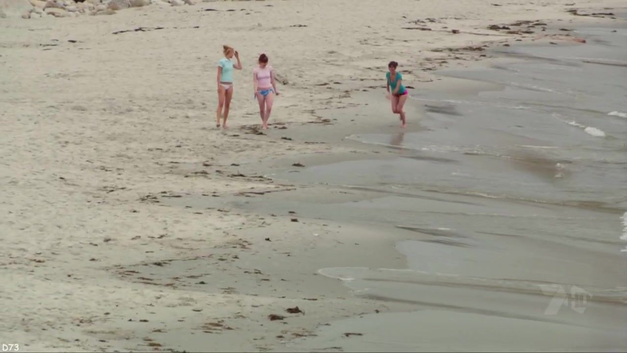 Kristen Hager and Chelsea Hobbs Sex and in Bikinis in Beach Girls!