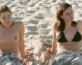 Lenka Kripac and Alex Vaughan Nude and in Bikini in Lost Things!