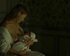 Breast Feeding and Nude in La Ravisseuse!