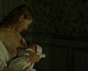 Breast Feeding and Nude in La Ravisseuse!