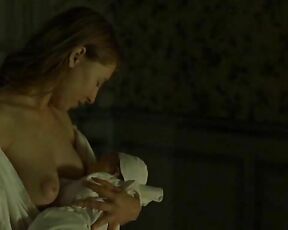 Breast Feeding and Nude in La Ravisseuse!