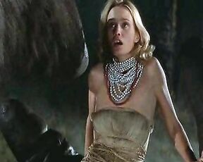 getting her boobs played with by King Kong!