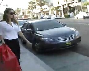 on Santa Monica Blvd paparazzi video!