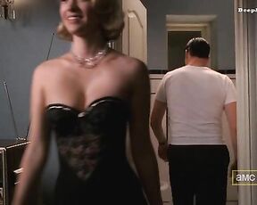 in sexy underwear from Mad Men s02e01!